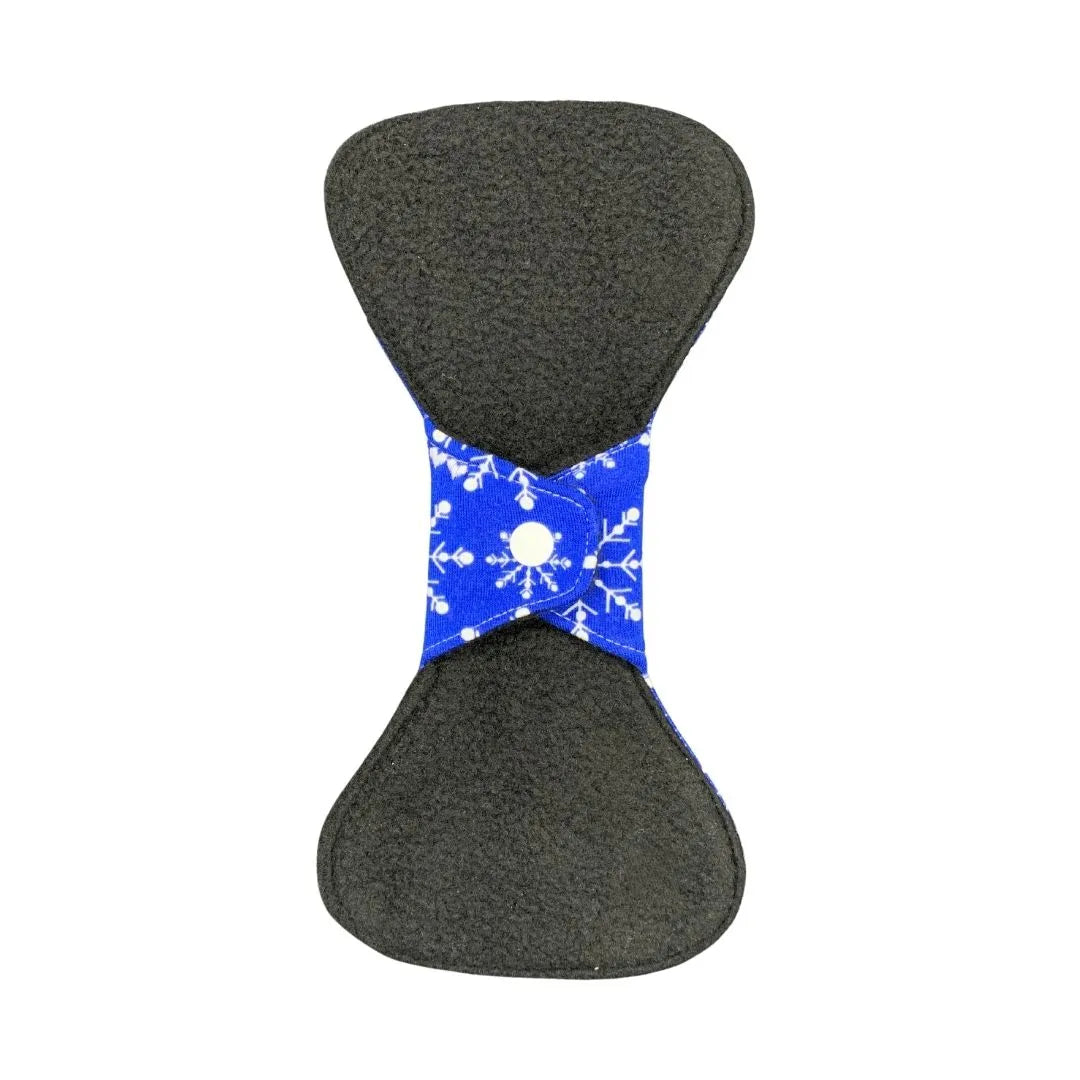 Set van 4 Sneeuwvlok blauw medium