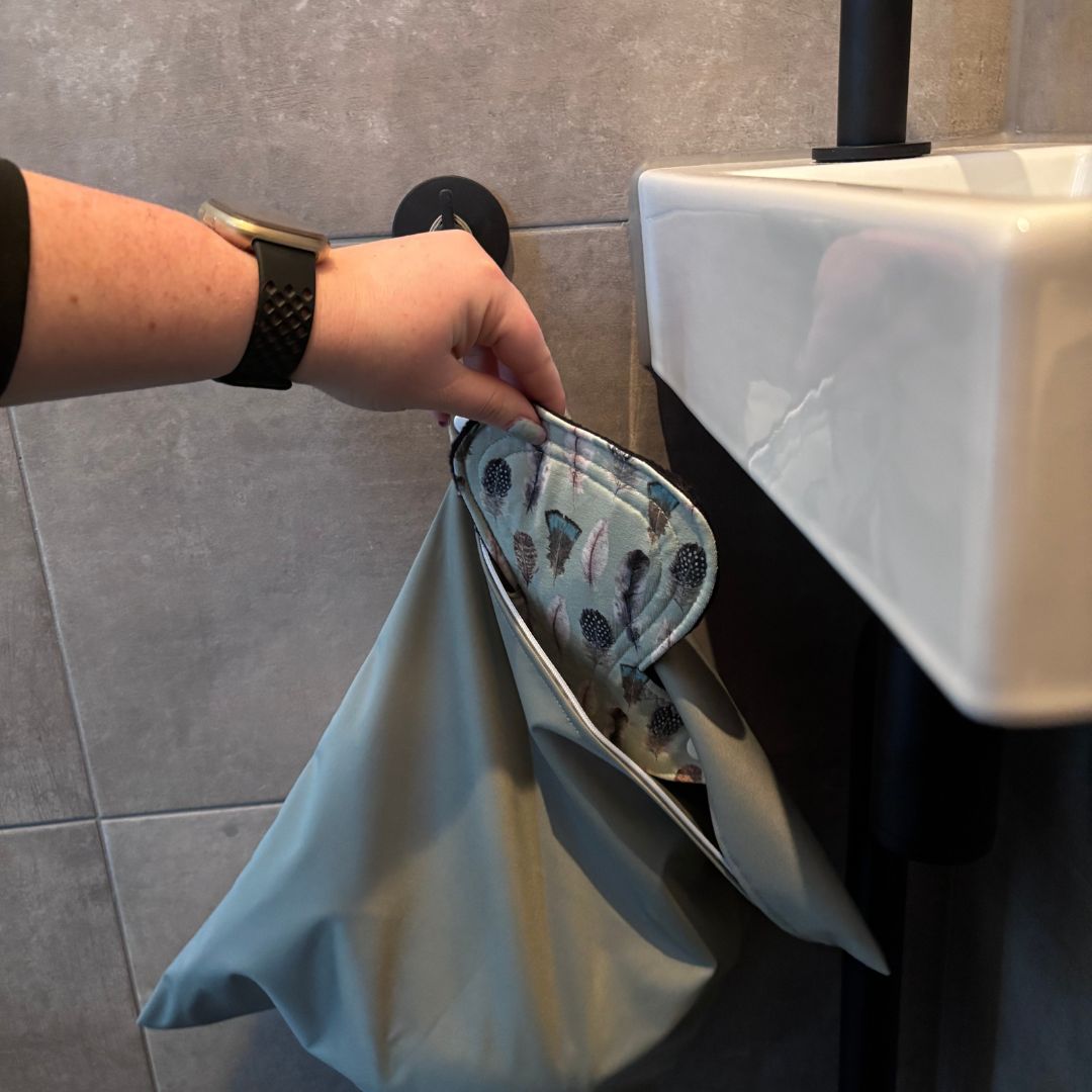 Maandverband | Licht | Tricot | Veertjes