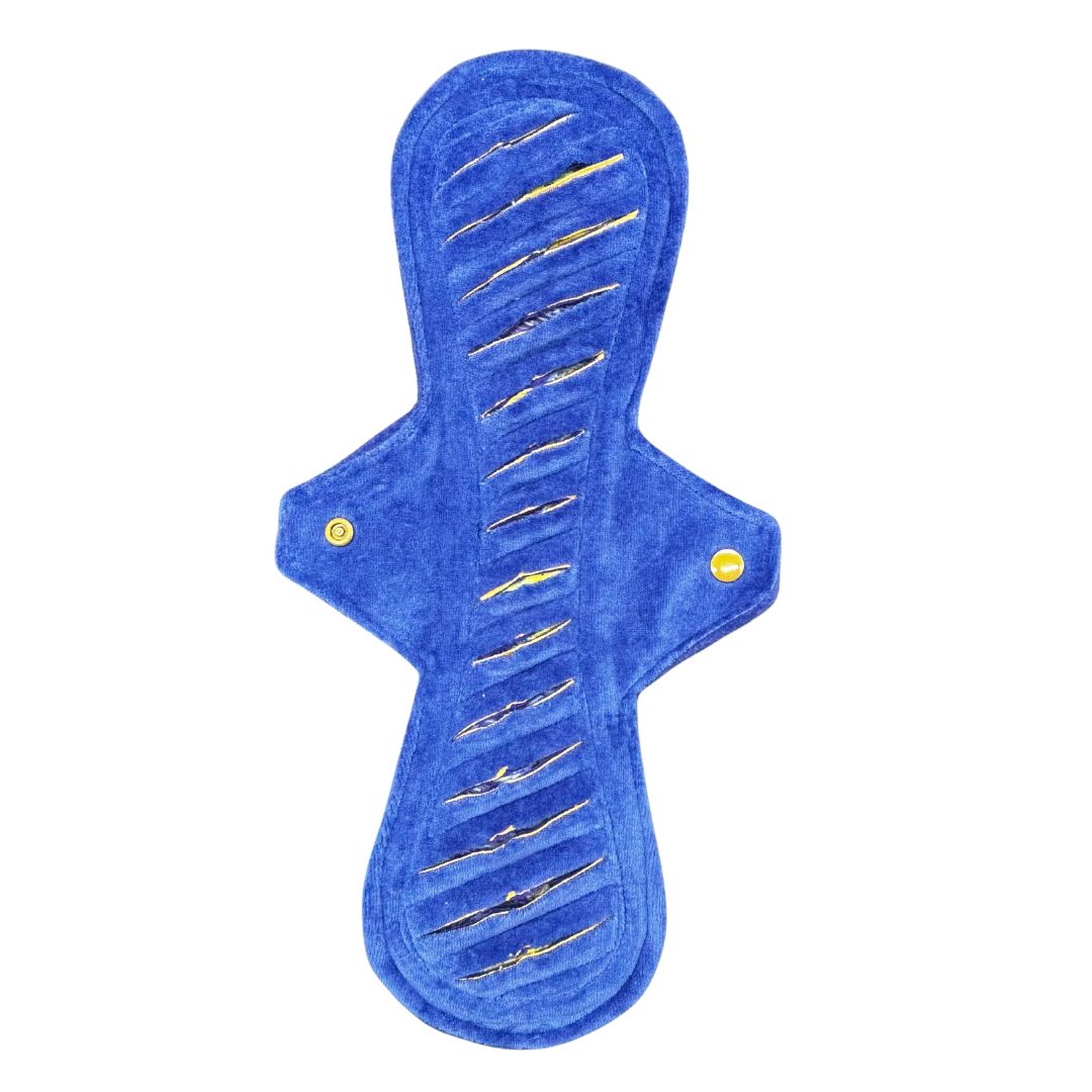 Maandverband | Blauw velours Premium