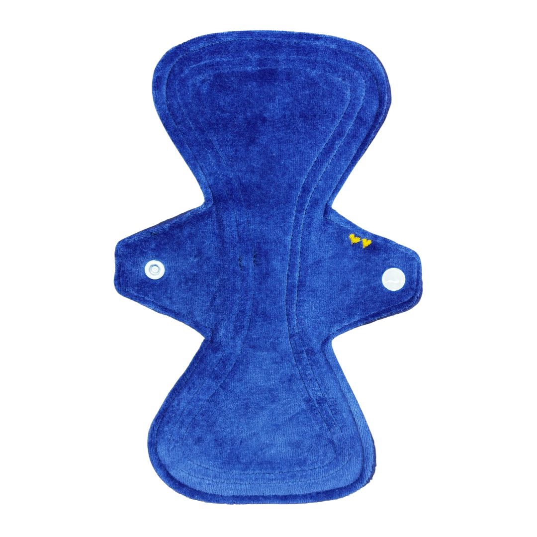 Maandverband | Blauw velours Premium