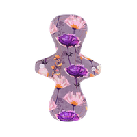 Inlegkruisje | Maxi | Tricot | Flowers purple