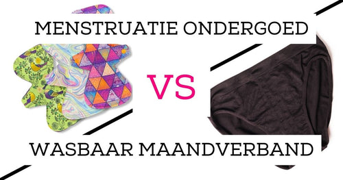 Period underwear vs. washable sanitary pads