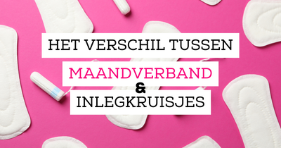 Wat is het verschil tussen maandverband en inlegkruisjes
