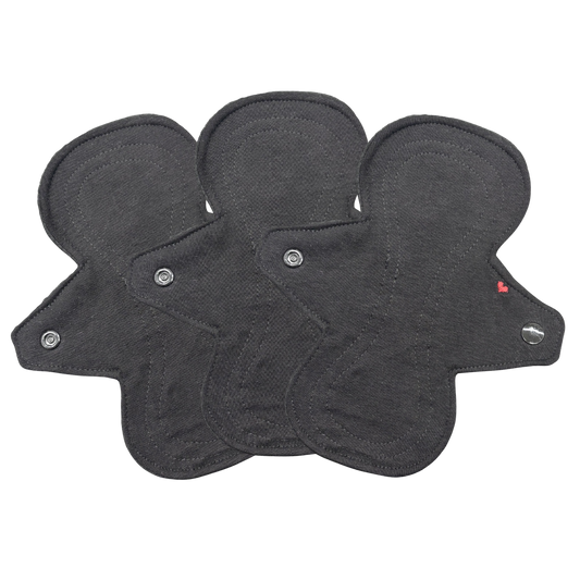 Salvaslip | Lote de 3 | Tricot | Negro