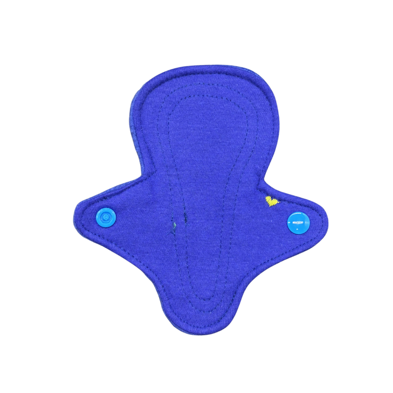 Inlegkruisje string Tricot Blauw | LottePads