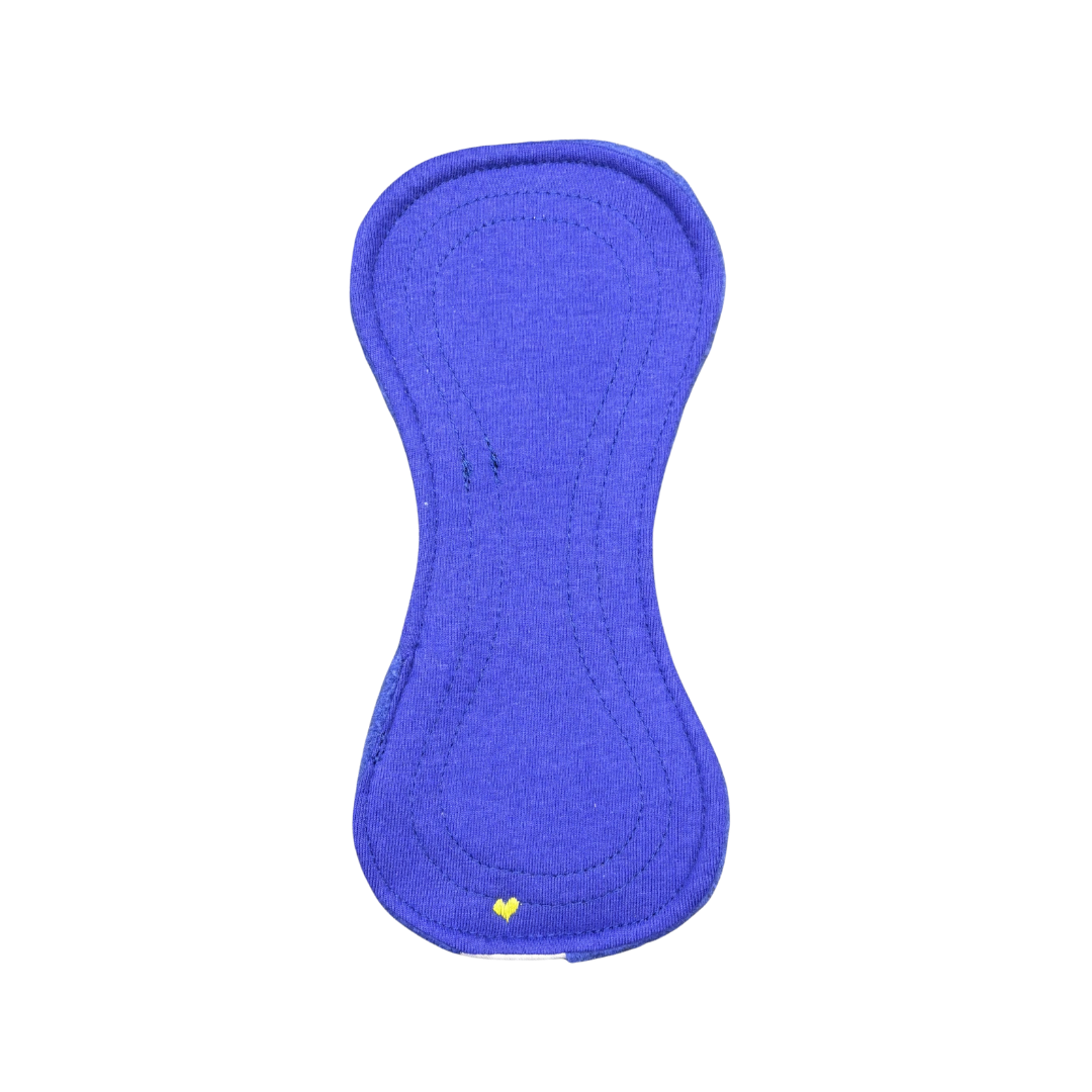 Inlegkruisje | Zonder vleugels | Tricot | Blauw