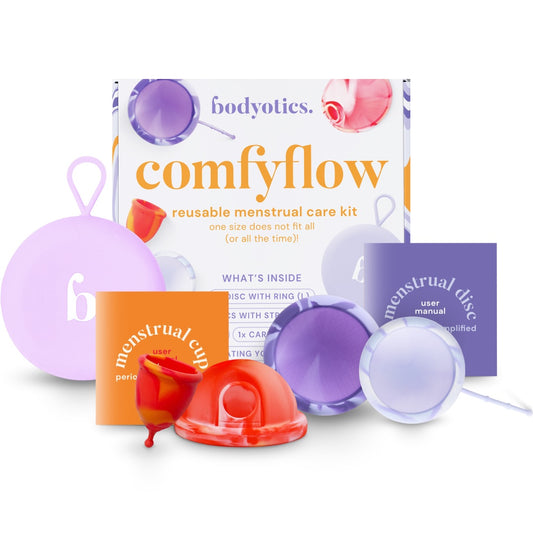 Menstruatie Startset Cup & Discs Comfyflow (4-delig) | LottePads