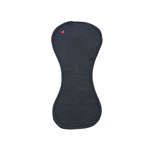 Inlegkruisje | Zonder vleugels | Tricot | Zwart