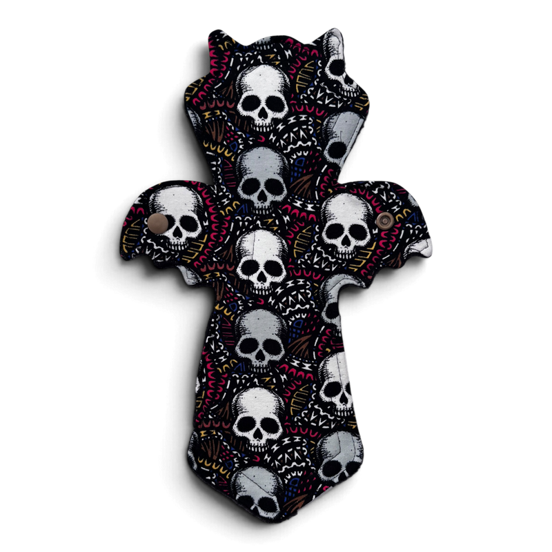 Maandverband | Medium | Tricot | Halloween | Bat skullies