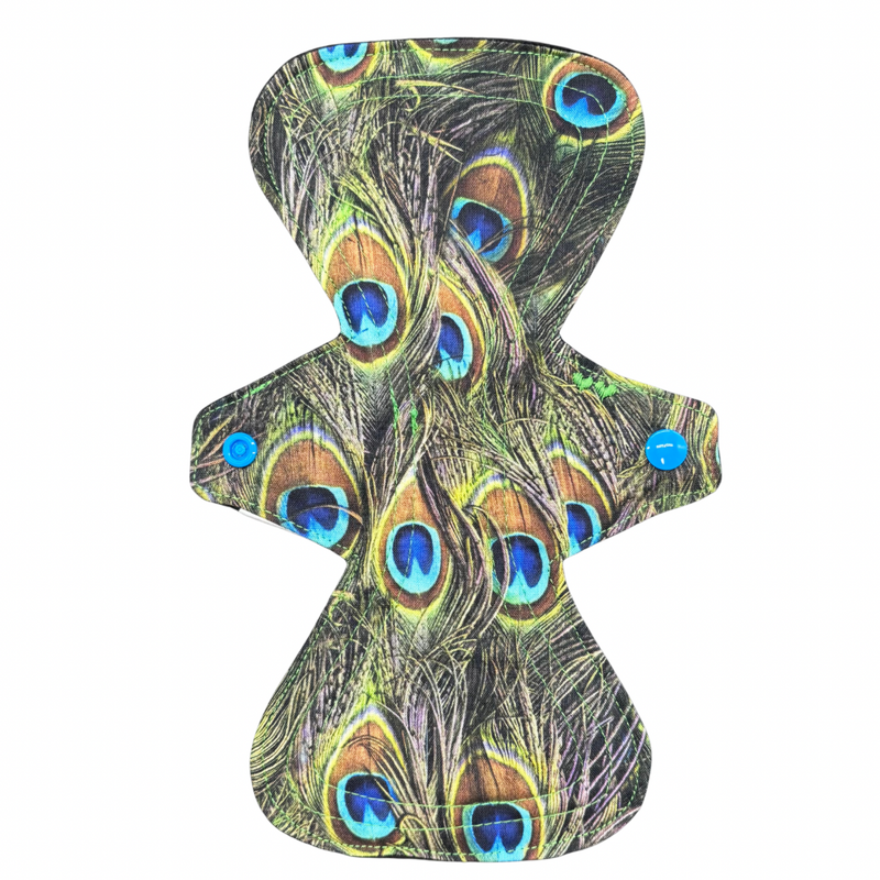Sanitary Pads | Medium | Cotton | Peacock Feathers