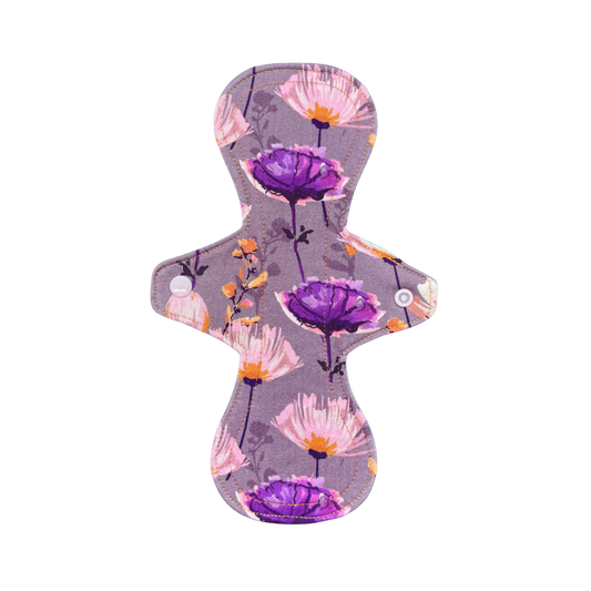 Inlegkruisje | Maxi | Tricot | Flowers purple