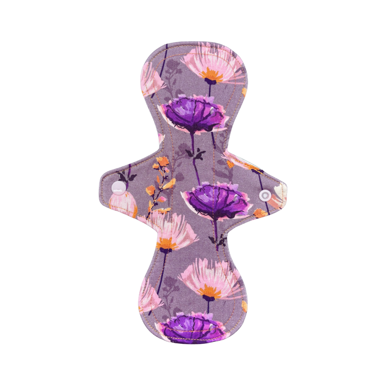 Inlegkruisje | Maxi | Tricot | Flowers purple
