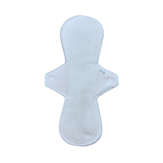 Incontinence Pad | Velour | White