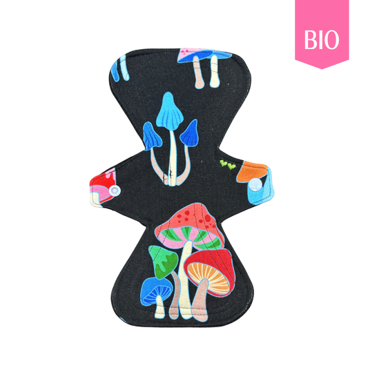 Sanitary pads | Medium | Organic cotton | Mushrooms