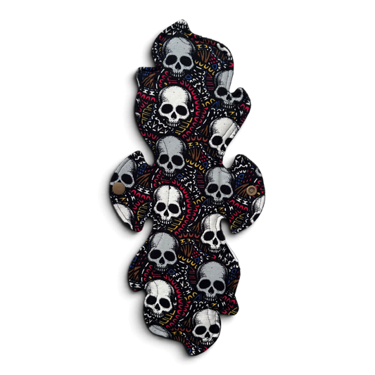 Maandverband | Heavy | Tricot | Halloween | Flame skullies