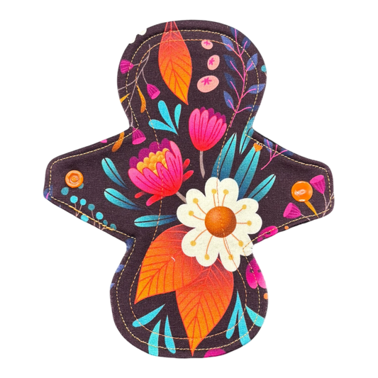 Inlegkruisjes Normaal Tricot Bloemen bruin-1 | LottePads