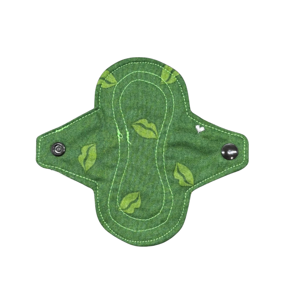 Inlegkruisje | Mini | katoen | green-lips