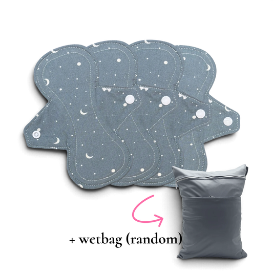 Eerste Menstruatie Set | Medium Small | Maantjes | Minimum