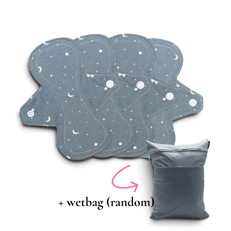 Eerste Menstruatie Set | Medium Small | Maantjes | Minimum
