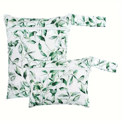 Wetbag | Grey leaf | Set van 2
