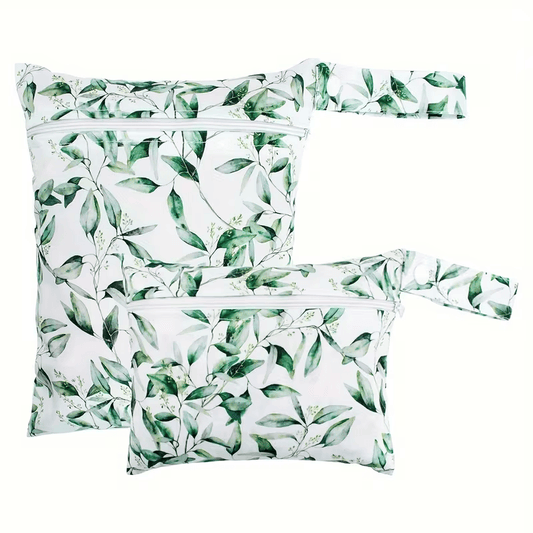 Wetbag | Grey leaf | Set van 2