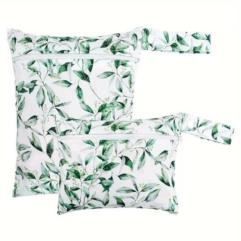 Wetbag | Grey leaf | Set van 2