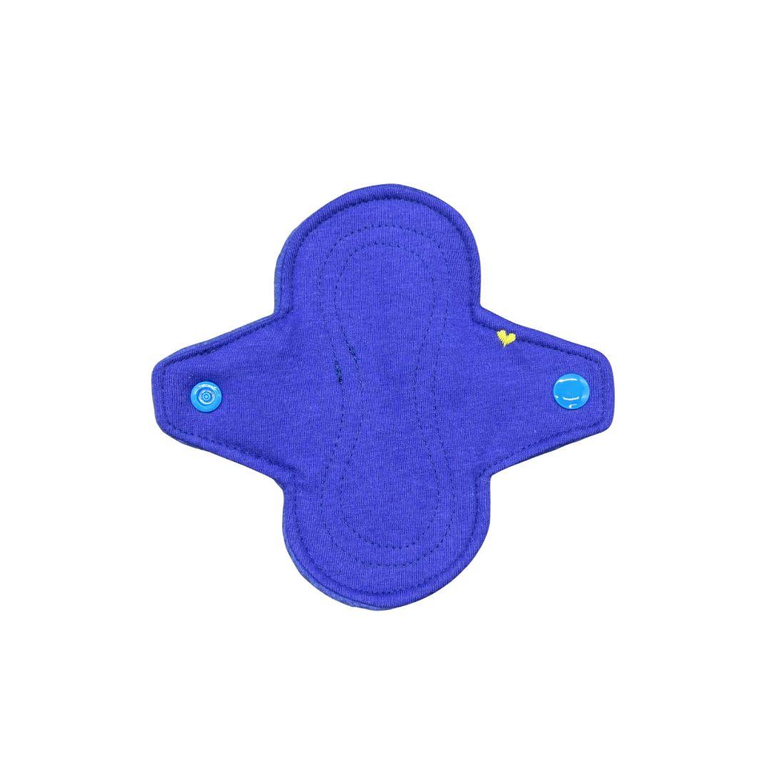Wiederverwendbare Slipeinlage Mini Tricot blau – LottePads